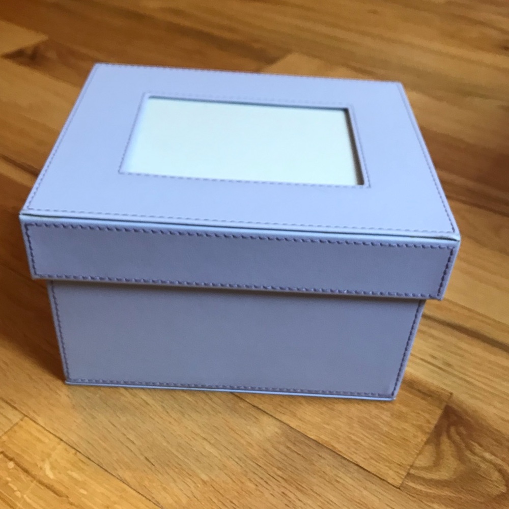 Light Purple Photo Box With Dividers